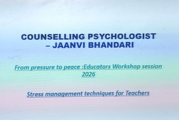 Teachers Seminar on “Mental Stress”